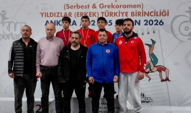 Genç güreşçi Türkiye üçüncüsü oldu   