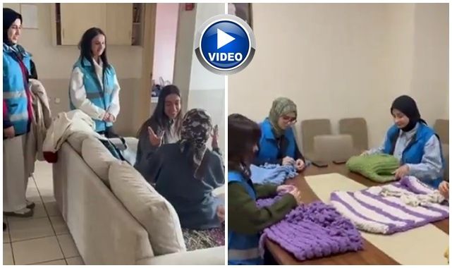 Gençlerden yürek ısıtan hareket