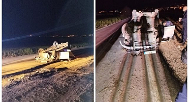 Hakimiyetini kaybedince takla attı!