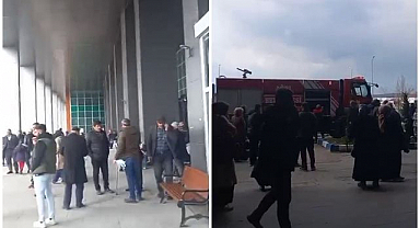 Hastanede yangın paniği 