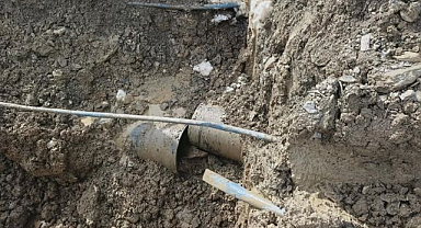 Heyelan içme suyu şebekesini vurdu  