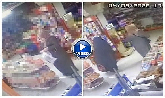 Hırsız kadınlar iş başında! Erzurum'da 15 bin TL'lik hırsızlık kamerada