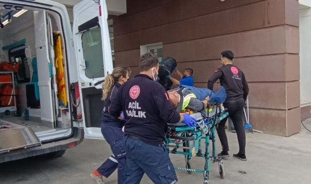 İnşaat işçisi kıl payı kurtuldu