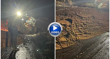 Kapanan yollar için yoğun mesai