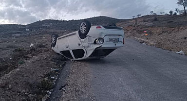 Kaza yaptı, aracı bırakıp kaçtı