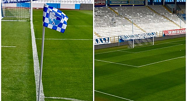 Kazım Karabekir Stadyumu maça hazır