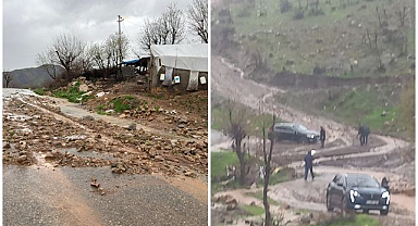 Köy yolu kapandı, Öğretmenler mahsur kaldı