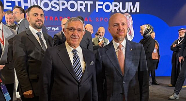 Manas Üniversitesi Etnospor Forumu'na katıldı