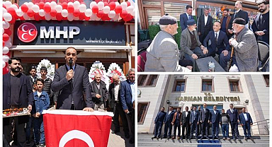 MHP Narman İlçe Başkanlığı Hizmet Binası açıldı