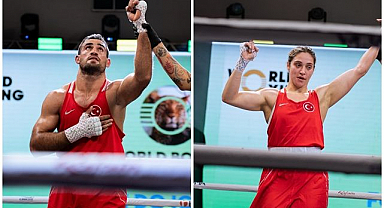 Milli boksörler göğüsleri kabarttı