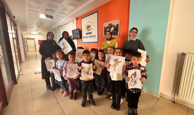 Minik öğrenciler gençlik merkezinde buluştu