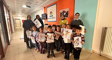 Minik öğrenciler gençlik merkezinde buluştu