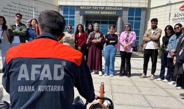 Öğrencilere AFAD gönüllülük eğitimi