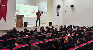 Öğrencilere afet ve korunma bilinci semineri