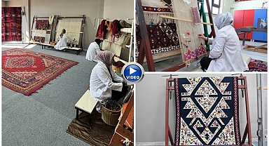 Olgunlaşma Enstitüsü'nde atık iplikler sanata dönüşüyor