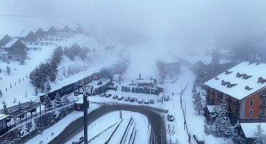 Palandöken'de kar kalınlığı 2 metreyi aştı