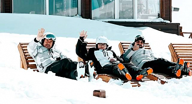 Palandöken'de kayak keyfi uzadı