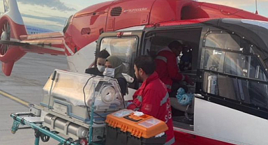 Prematüre bebek için havalandılar