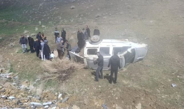 Şarampole uçan araçta 4 yaralı!