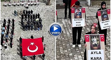 Tekman'da duygu dolu anma! 9 can için tek yürek oldular
