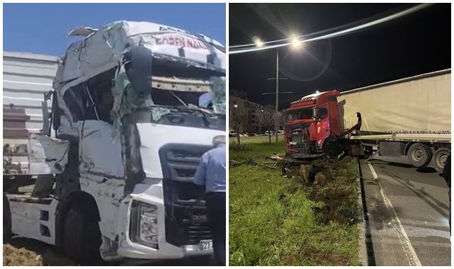 Tır kazaları dehşet saçtı