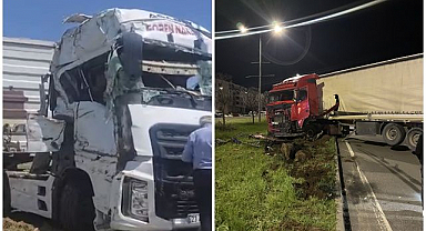 Tır kazaları dehşet saçtı