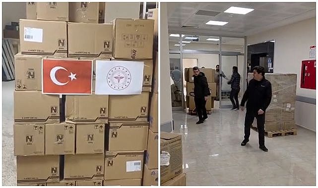 Türkiye’den İran’a tıbbi malzeme yardımı