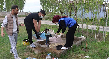 Üniversite öğrencilerinden ihtiyaç sahibi ailelere gönüllü destek