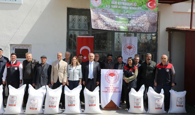 Üreticiye 24 ton tohum dağıtıldı