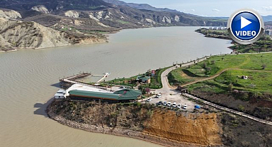 Uzunçayır Baraj Gölü'nün debisi yükseldi   