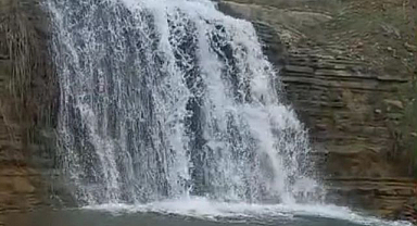 Yağışlar şelaleye can suyu oldu