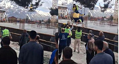 Yaralı işçi için seferber oldular