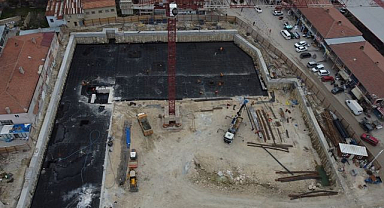Yeni çarşı projesinde çalışmalar sürüyor