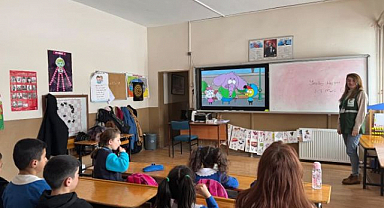 Yeşilay'dan miniklere eğitim