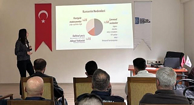 Yükümlülere kanser ve korunma yolları semineri verildi