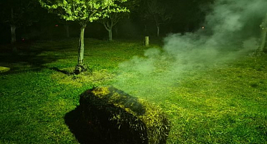 Zirai don tehlikesine karşı gece mesaisi