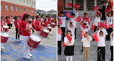 19 Mayıs coşkusu okul bahçesine taşındı