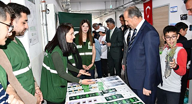 20 projelik bilim fuarı açılışı yapıldı