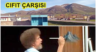 Adeta Bob Ross’un fırçasından fırlamış