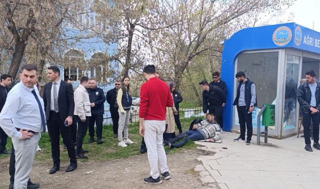 Adliye önünde silahlı saldırı