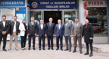 AK Parti Erzurum Milletvekili Altınok’tan ESOB’a ziyaret