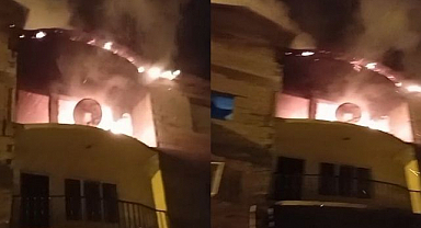 Alevler evi sardı! Yürekler ağza geldi