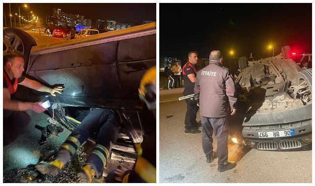 Ambulans ile otomobil çarpıştı! 4 kişi yaralandı