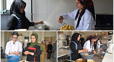 Anne kız aynı mutfakta hünerlerini sergiledi