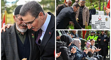 Arefe günü şehitlerin kabri ziyaret edildi   