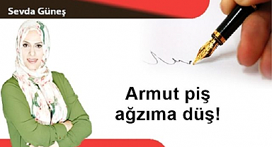 Armut piş ağzıma düş!