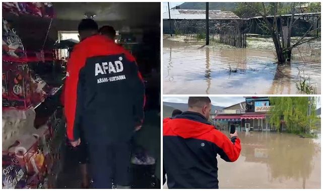 Baraj taştı! Ev ve iş yerleri sular altında kaldı   
