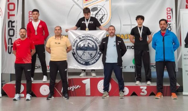 Başarılı sporcu Türkiye üçüncüsü oldu   