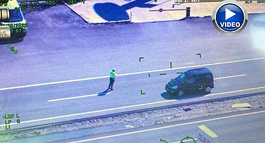 Bayram öncesi havadan trafik denetimi 