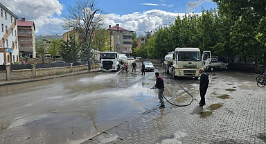 Bayram öncesi temizlik çalışması başlatıldı